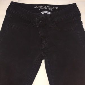 Black American Eagle skinny jeans/jeggings